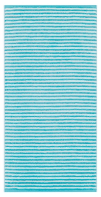 Serviette de Douche Cawö Campus Ringel Stripes Turquoise