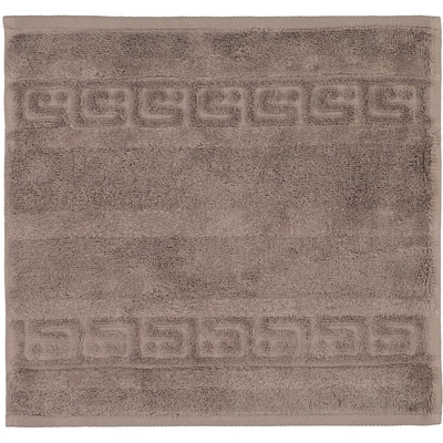 Gezichtsdoekje Cawö Noblesse Uni Walnut (Set van 6)