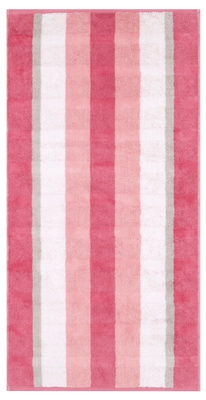 Handtuch Cawö Noblesse Stripes Altrosa (Set von 3 Stück)