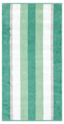 Serviette de Douche Cawö Noblesse Stripes Smaragd (80 x 150 cm)