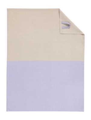 Theedoek Cawö Duo Cuisine Lavender/Linnen (Set van 4)