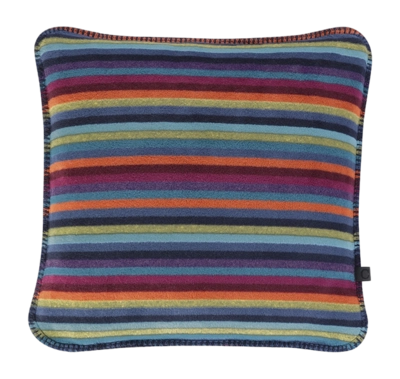 Kissenbezug Cawö Lifestyle Stripes Multicolor Dark (50 x 50 cm)