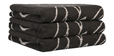 Handdoek Cawö Atelier Floral Basalt (Set van 3)