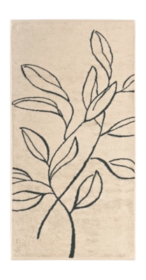 Serviette de Douche Cawö Atelier Floral Beige