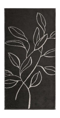 Douchelaken Cawö Atelier Floral Basalt