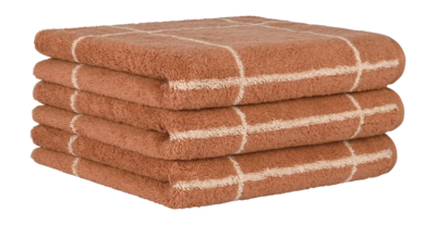Handtuch Cawö Atelier Lines Copper (3er-Set)