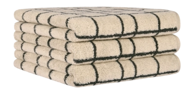Serviette de Toilette Cawö Atelier Allover Beige (Lot de 3)