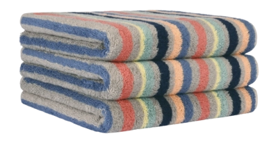 Handdoek Cawö Play Stripes Multicolor (Set van 3)