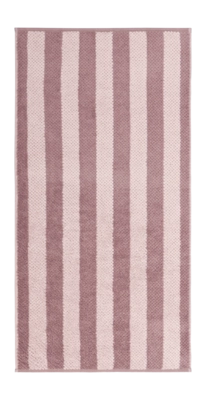 Serviette de Douche Cawö Pure Stripes Vintage Rose