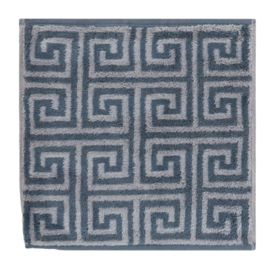 Petite Serviette Cawö Noblesse Élégance Allover Bleu Nuit (Lot de 6)