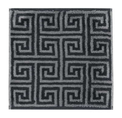 Petite Serviette Cawö Noblesse Élégance Allover Noir (Lot de 6)
