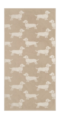 Serviette de Douche Cawö We Love Dogs Nature/Beige