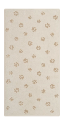 Duschtuch Cawö We Love Dogs Paws Nature/Beige
