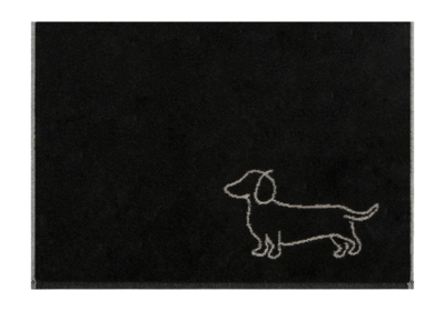 Gästehandtuch Cawö We Love Dogs Companion Black/Beige (6er-Set)