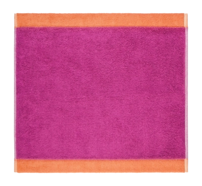 Petite Serviette Cawö Lifestyle Splash Reversible Rose/Mandarine (Lot de 6)