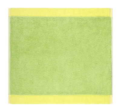 Asciugamano viso Cawö Lifestyle Splash 30 x 30 cm, Set da 6, Pistacchio / Limone
