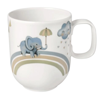 Tazza bambini Villeroy & Boch Kids Cammina come un elefante 280 ml, Set da 6