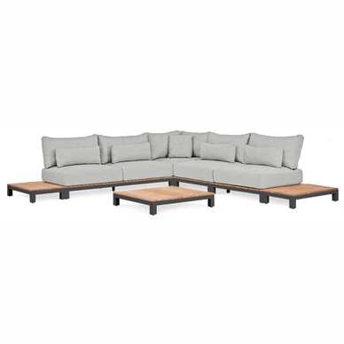 Loungeset Suns Evora Hoekopstelling 2x2 Seater Matt Royal Grey / Soft Grey (6-delig)