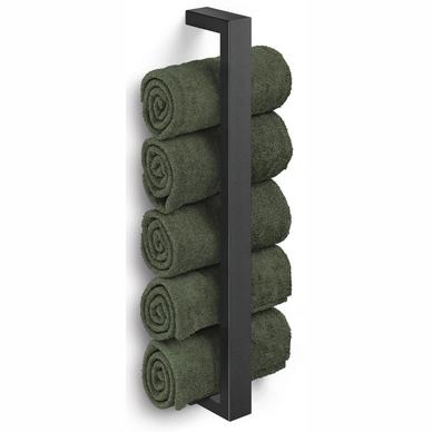 Guest Towel Holder Zack Linea Black