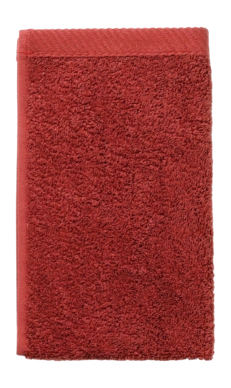Gastendoek Kela Ladessa Camine Red (30 x 50 cm) (Set van 3)