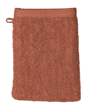 Gant de Toilette Kela Ladessa Rust Red (15 x 21 cm) (Lot de 3)