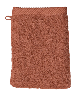 Gant de Toilette Kela Leonora Terra (15 x 21 cm) (Lot de 3)