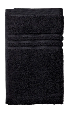 Gastendoek Kela Leonora Night Black (30 x 50 cm) (Set van 3)