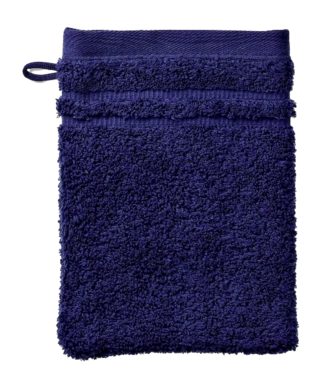 Washandje Kela Leonora Navy Blue (15 x 21 cm) (Set van 3)