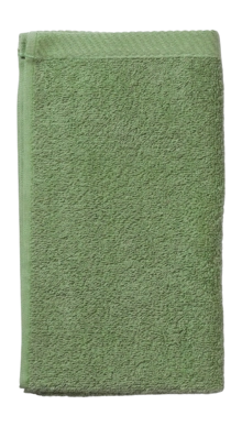 Gastendoek Kela Ladessa Moss Green (30 x 50 cm) (Set van 3)