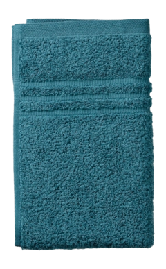Gastendoek Kela Leonora Teal Blue (30 x 50 cm) (Set van 3)