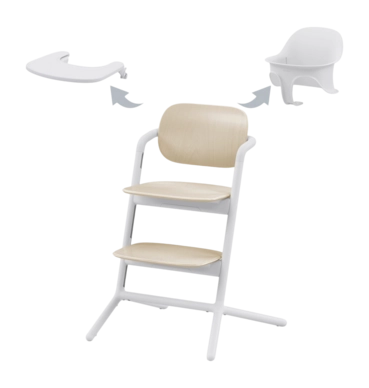 Kinderstoel Cybex Lemo 3 In 1 Set Sand White