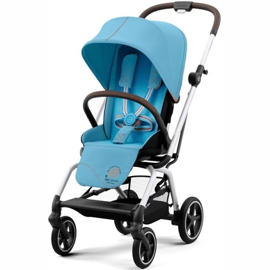 Kinderwagen Cybex Eezy S Twist+2 Silver Beach Blue Blau