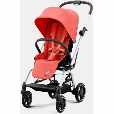 Kinderwagen Cybex Eezy S Twist+2 Silver Hibiscus Red Rot