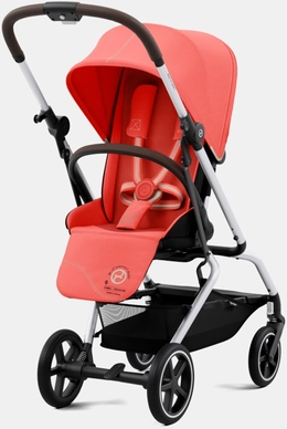 Kombikinderwagen_Klassischer_Kinderwagen_Cybex_-EezySTwist2_-Hibiscus_Red_Silver_Frame_-4