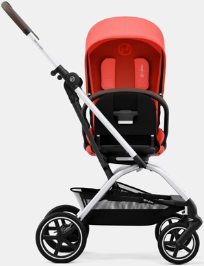 Kombikinderwagen_Klassischer_Kinderwagen_Cybex_-EezySTwist2_-Hibiscus_Red_Silver_Frame_-6