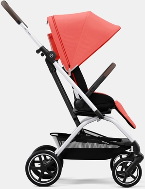 Kombikinderwagen_Klassischer_Kinderwagen_Cybex_-EezySTwist2_-Hibiscus_Red_Silver_Frame_-7