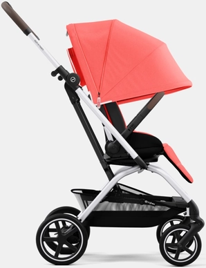 Kombikinderwagen_Klassischer_Kinderwagen_Cybex_-EezySTwist2_-Hibiscus_Red_Silver_Frame_-8