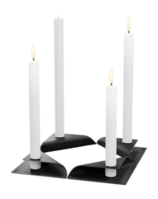 Chandelier Höfats Square Candle Noir (Set de 4)
