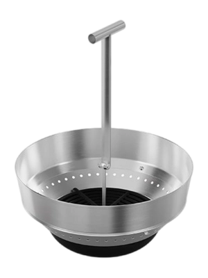 Bac à Cendres Höfats Moon 45 avec Rehaussement Argent