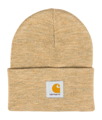 Hat Carhartt WIP Unisex Acrylic Watch Leather Heather