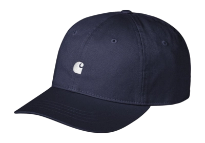 Kappe Carhartt WIP Madison Logo Cap Unisex Air Force Blue / White