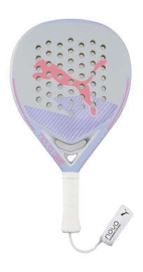Padel Racket PUMA Women Nova Padel Court Wmn Silver Mist Vivid Violet Poison Pink