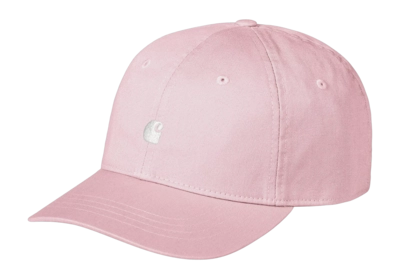 Cap Carhartt WIP Unisex Madison Logo Air Pink / White