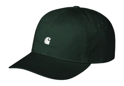 Cap Carhartt WIP Unisex Madison Logo Conifer / White