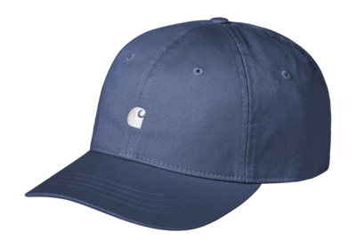 Cap Carhartt WIP Unisex Madison Logo Blue Iris / White