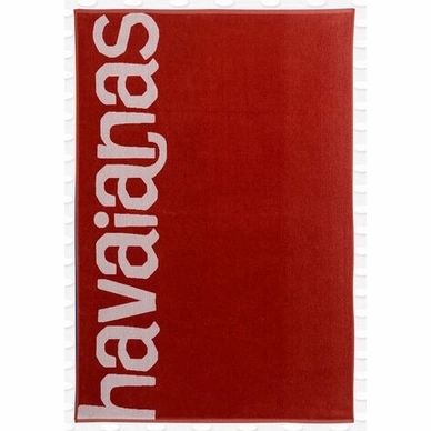 Strandlaken Havaianas Towel Logomania Ruby Red