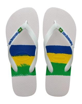 Slipper Havaianas Unisex Brasil Tech White
