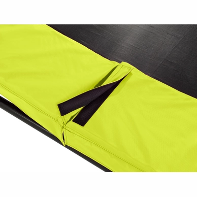 Trampoline EXIT Toys Silhouette Ground Rectangular 366 x 244 Lime Safetynet