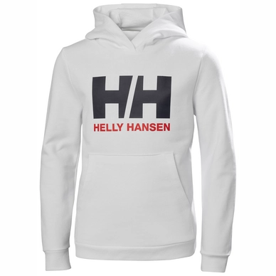 Trui Helly Hansen Junior Logo Hoodie 2.0 White 22