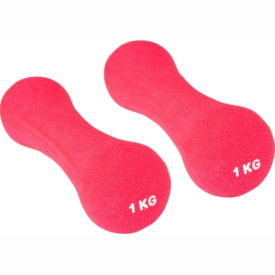 Haltères Avento 1 Kg Rouge (2-pièces)